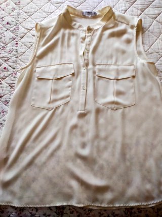 Blusa Mango Blanca Talla S