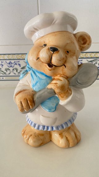 Set 2 Tarros Porcelana Chef Oso