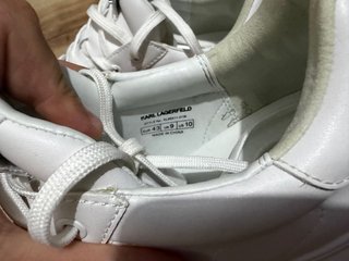Zapatillas Karl Lagerfeld Kapri Talla 43 Blancas