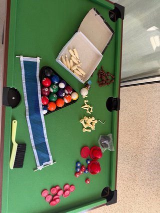 Mesa de futbolín multijuego