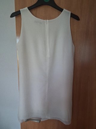Conjunto pantalón y top blanco