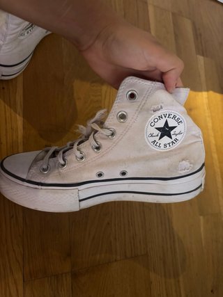 Converse Bota Plataforma Blancas