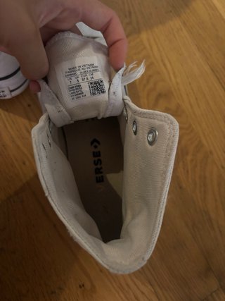 Converse Bota Plataforma Blancas