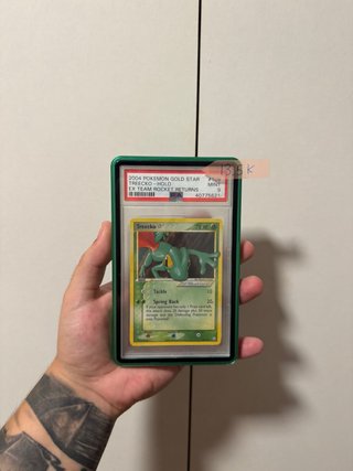 Treecko Gold Star PSA 9 Holo EX Team Rocket Return
