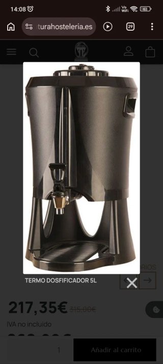 Termo dispensador 5L