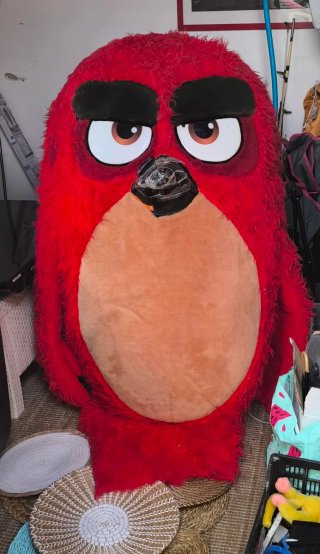 Disfraz Peluche Angry Birds Talla Única