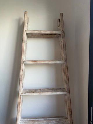 Escalera Decorativa Rústica Blanca