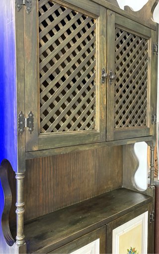 Mueble alacena rústico madera