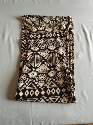 Mayas/Leggins Negros Efecto Piel Serpiente