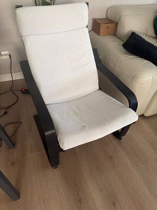 Butaca Ikea Negra y Blanca