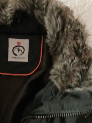 Parka acolchada Dos Galgos verde oscuro