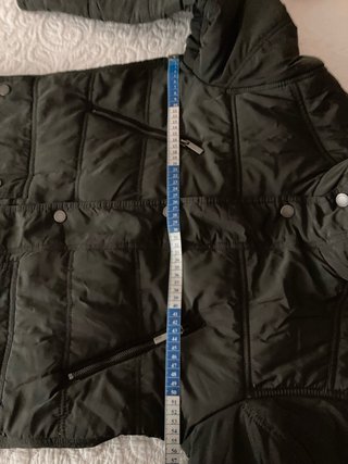 Parka acolchada Dos Galgos verde oscuro