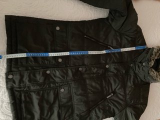 Parka acolchada Dos Galgos verde oscuro
