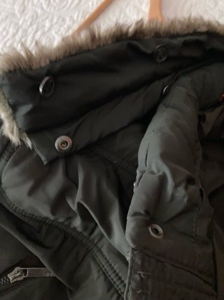 Parka acolchada Dos Galgos verde oscuro
