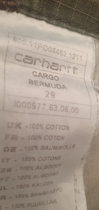Bermudas Cargo Carhartt