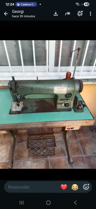 Máquina coser industrial Refrey 906.