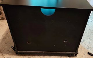 Mueble TV negro