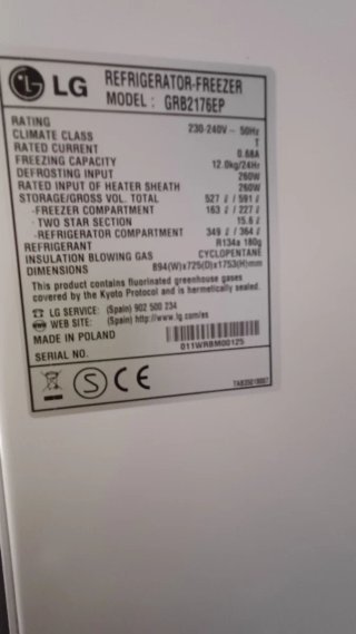 Frigorífico Americano LG Acero Inoxidable