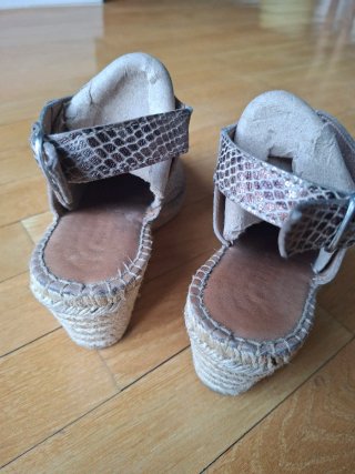 Sandalias cuña piel Lormy T.39