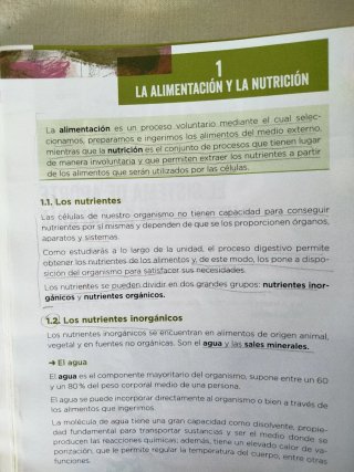 Anatomía aplicada, 1 Bachillerato