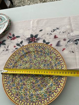 Antiguo plato de porcelana de Macao