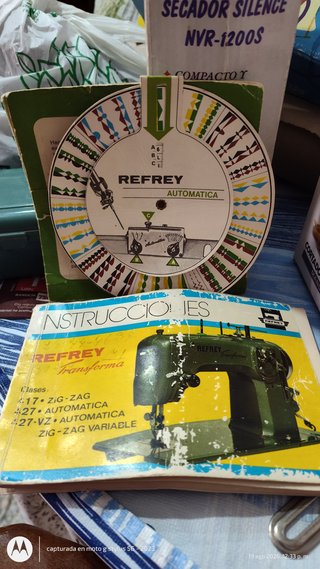 Máquina de coser Refrey automática