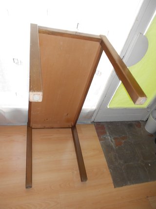 MESA de MADERA MACIZA con Señales para RESTAURAR