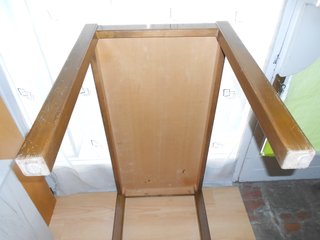 MESA de MADERA MACIZA con Señales para RESTAURAR