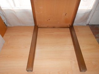 MESA de MADERA MACIZA con Señales para RESTAURAR