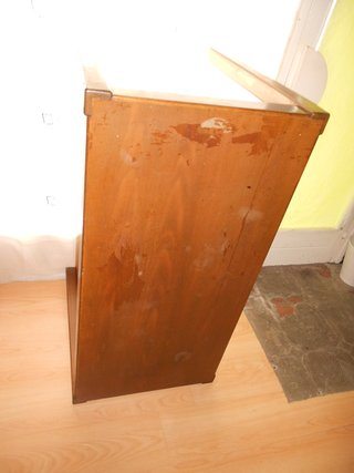 MESA de MADERA MACIZA con Señales para RESTAURAR