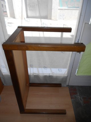 MESA de MADERA MACIZA con Señales para RESTAURAR