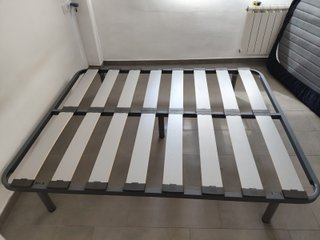 Somier 150cm Metal y Madera