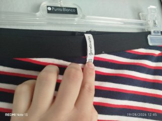 Falda mini Stradivarius rayas