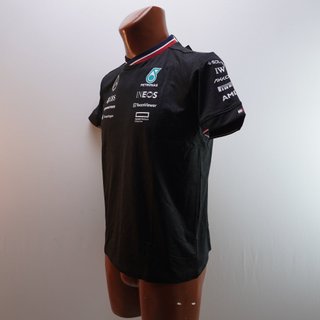 Camiseta Mercedes Hombre Negra Usada