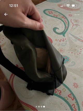 Mochila Antirrobo Verde Militar y Negra