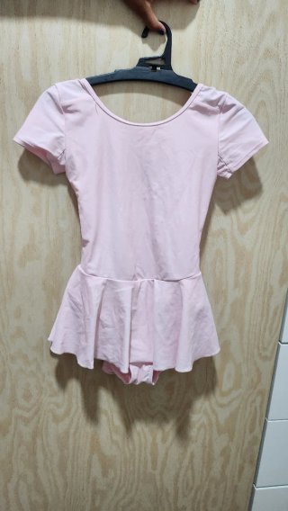 Maillot ballet niña rosa