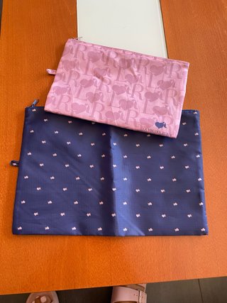 Lote 2 neceseres (azul y rosa)