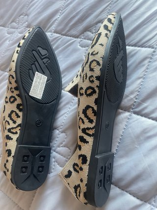 Mocasines con estampado de leopardo