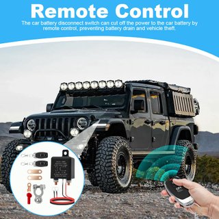 Desconectador de batería de coche, 12V 200A