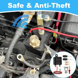 Desconectador de batería de coche, 12V 200A