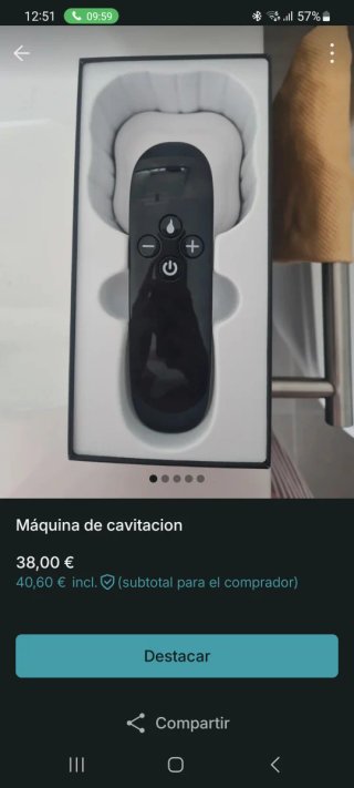 Maquina de cavitavion + Gel Conductor La Mistt Pro