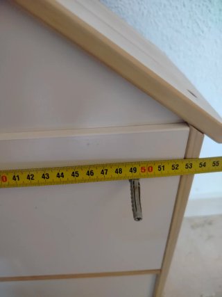 Estantería casita de madera