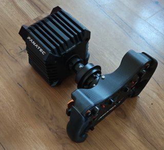 Base Fanatec CSL DD 8Nm con volante Mclaren GT3 v2
