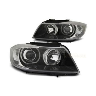 Faros Angel eyes para BMW E90 look Xenon