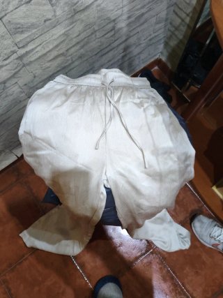 Conjunto Chaqueta y Pantalón Beige Talla L