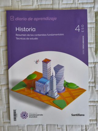 Libro HISTORIA 4 ESO con 2 cuadernos nuevos