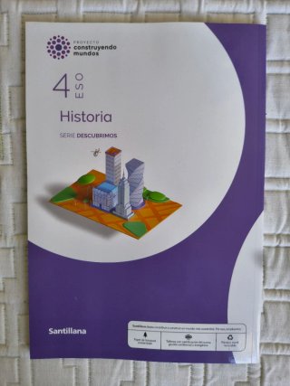 Libro HISTORIA 4 ESO con 2 cuadernos nuevos