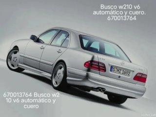 MB E w210 v6 automático cuero