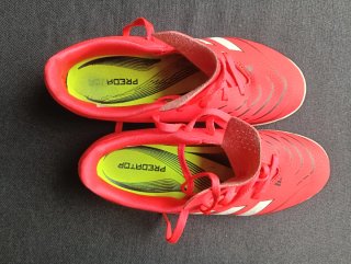 Zapatillas multitaco Adidas Predator Rojas