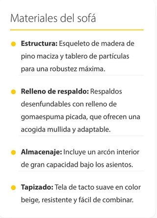 Sofa cama especial hoteles y pisos turísticos